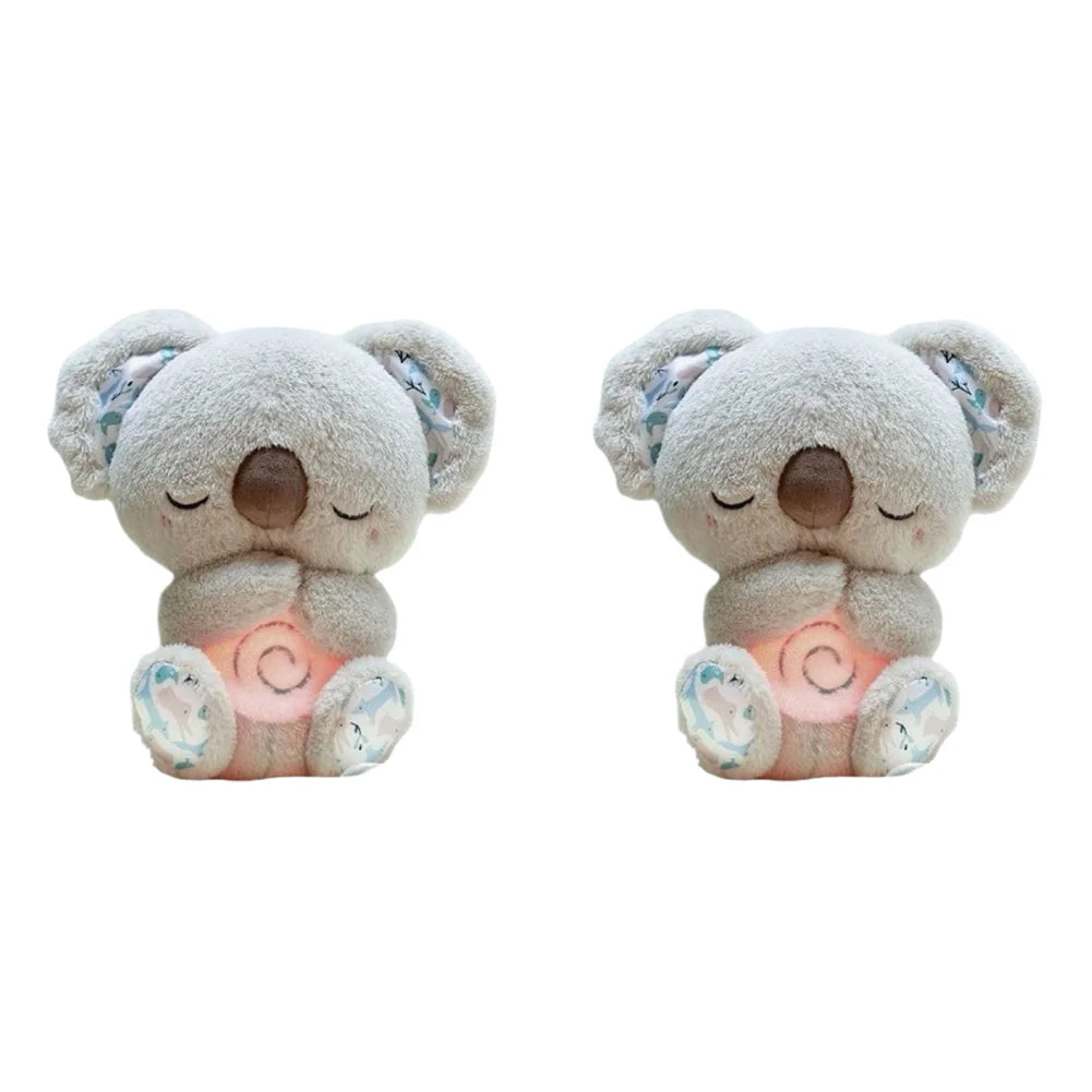  Cute Koala Sleep Buddy Plush Toy – Music, Lights & Breathing | Anxiety Relief for Pets & Kids