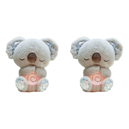  Cute Koala Sleep Buddy Plush Toy – Music, Lights & Breathing | Anxiety Relief for Pets & Kids
