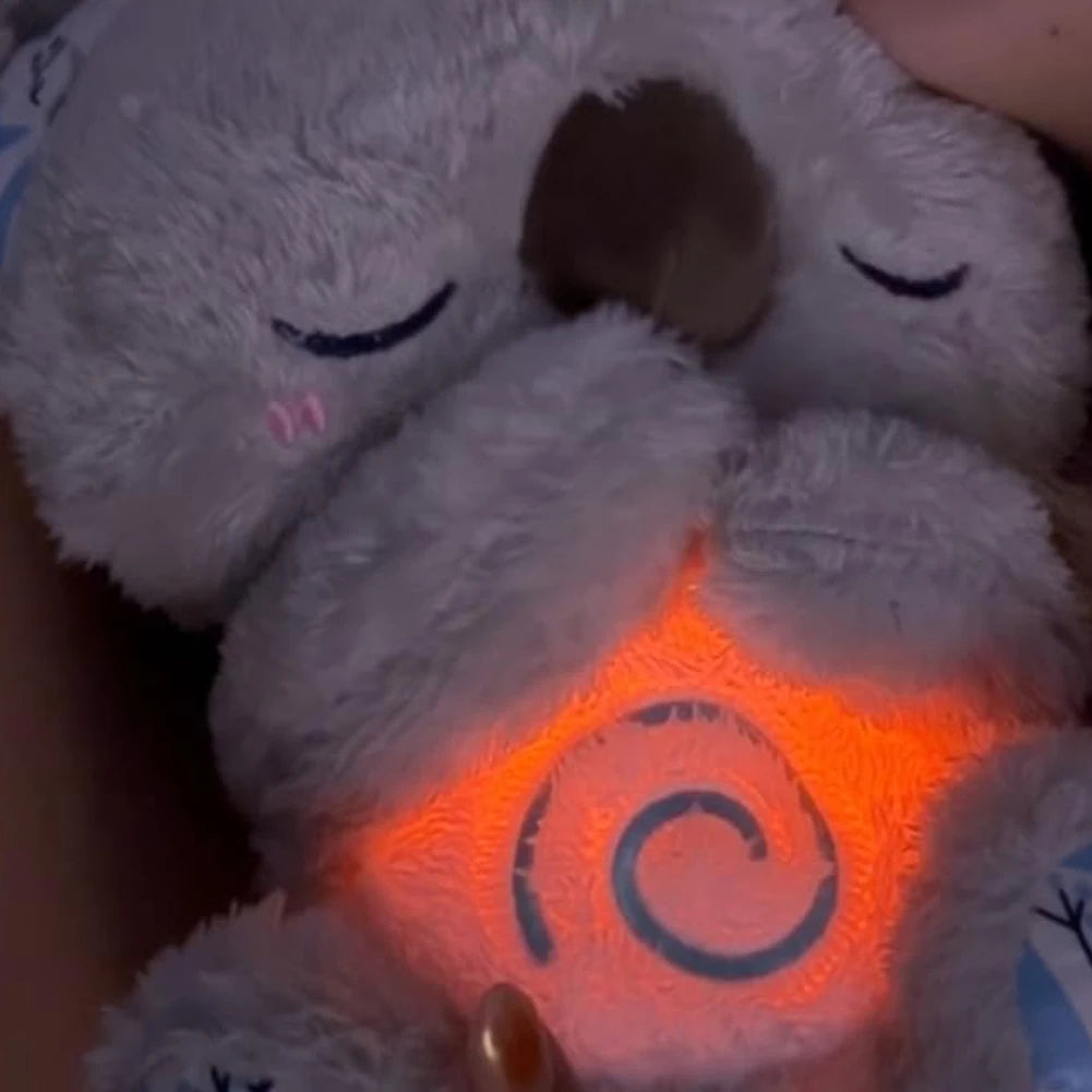  Cute Koala Sleep Buddy Plush Toy – Music, Lights & Breathing | Anxiety Relief for Pets & Kids