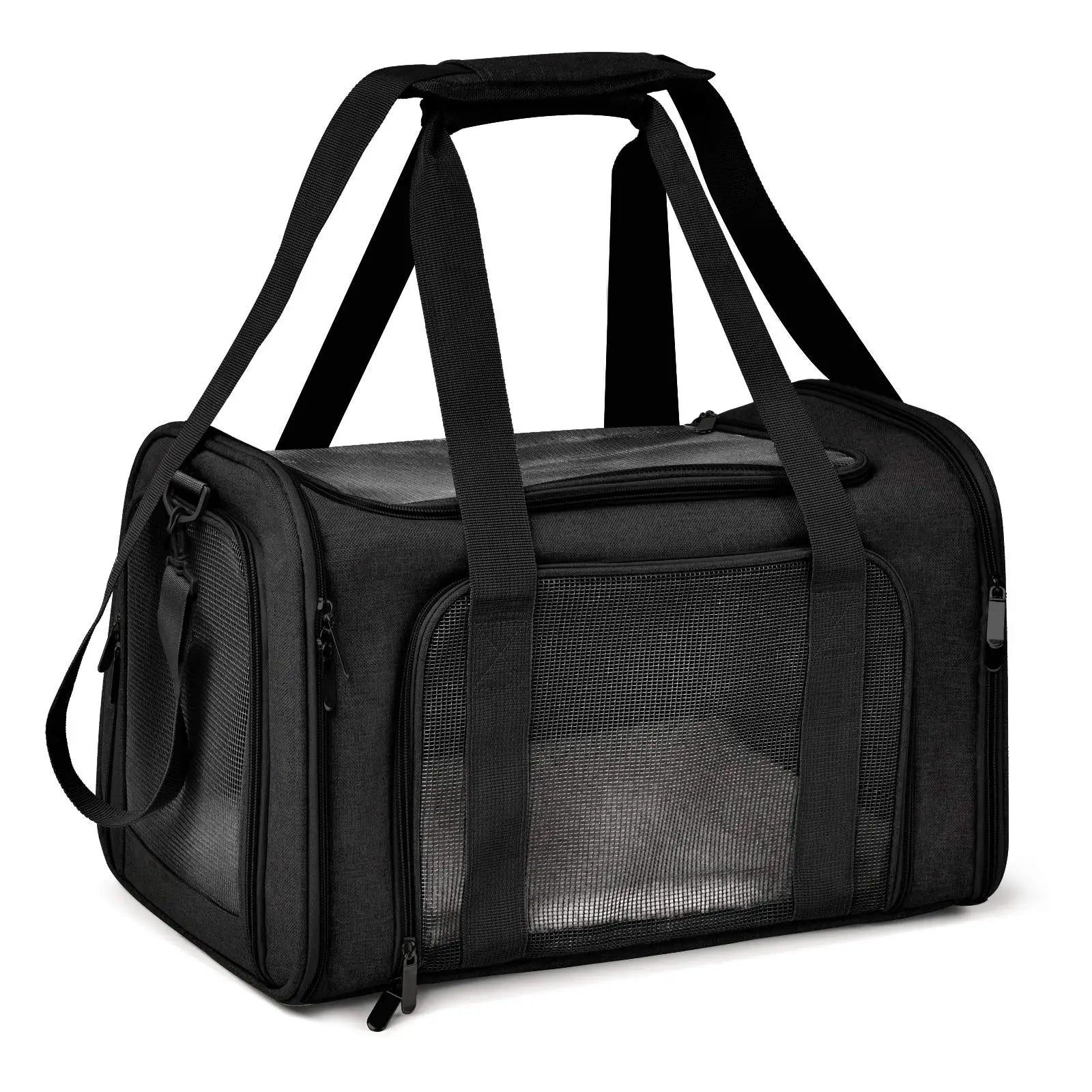 Dog Carrier Bag Soft Side Backpack Pet Carriers Travel Bags Airline Approved Transport for Cats Puppies up to 15 Lbs Outgoing