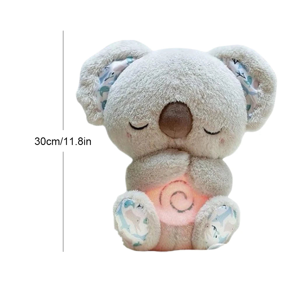  Cute Koala Sleep Buddy Plush Toy – Music, Lights & Breathing | Anxiety Relief for Pets & Kids